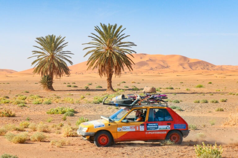 Photo Nomad Raid Raid Aventure Peugeot 205 Desert Sahara Maroc